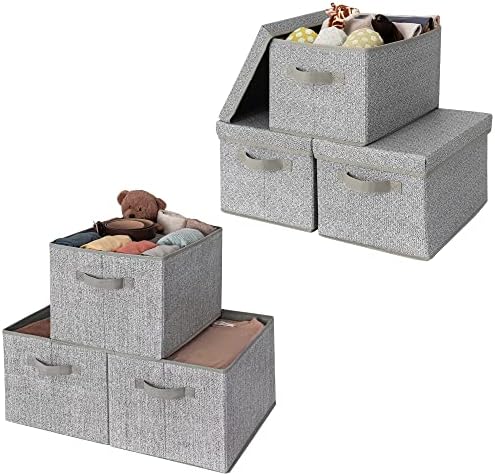 БАБА КАЗВА, че Комплект от 3 Опаковки на Много Големи Правоъгълни Кутии за съхранение и 3 Опаковки Големи Правоъгълни кутии