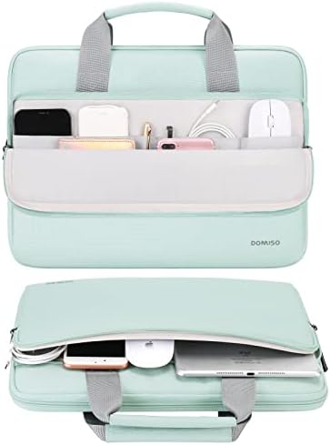 Чанта за лаптоп DOMISO 15,6 инча, Водоустойчива чанта за носене с дръжка за лаптоп Yoga 720 IdeaPad S510 320 ThinkPad