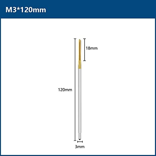 Метчик за шуруповерта M2-M12 Метчик за резби с Директен Канавкой Дължина 90-150 Метричен Машинен Метчик за Метални