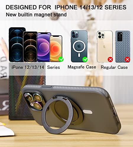 Магнитна поставка за телефон Ganinno R Stand за iPhone 12 13 14 серия, Магнитни Настолна поставка за телефона,