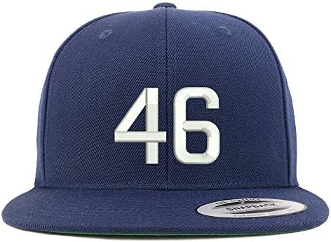 Магазин за модни облекла № 46 Бродирани бейзболна шапка възстановяване на предишното положение Flatbill с фиксирана подплата