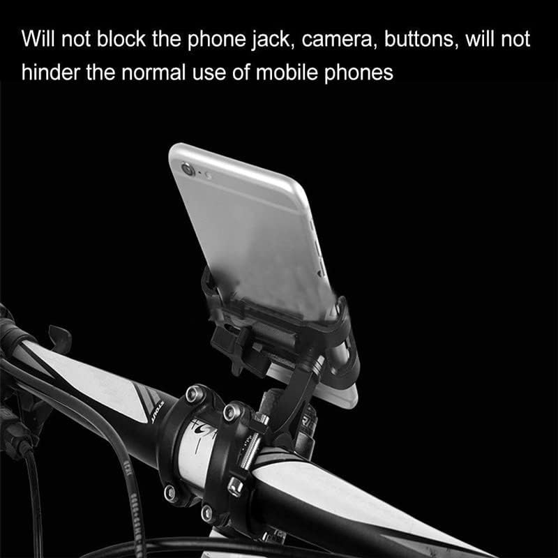 N/A Мотоциклет Противоскользящий скоба от алуминиева сплав, Универсален държач за велосипед на телефона, подходящи