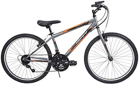Huffy Boys Mountain Bike 24-инчов Детски велосипед за момчета, Сив