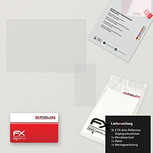 Защитно фолио atFoliX за екрана Asus PadFone Infinity 2 (EU) (таблет и смартфон A86) - Комплект от 3 протектори с