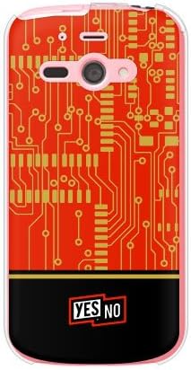 Электрощиток YESNO Червено (прозрачен) / за телефон AQUOS ss 205SH/SoftBank SSH205-PCCL-201-N116