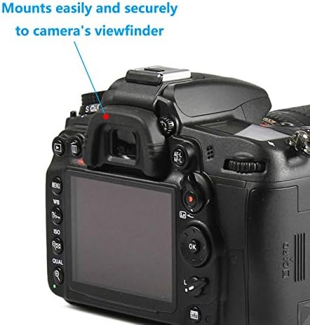 HomyWord (2 опаковки) Окуляр/Очна чаша/Визьор за Nikon D90, D80, D70, D70s, D60, D50, D40, D40s, D100, D200, D300, D600, D610,