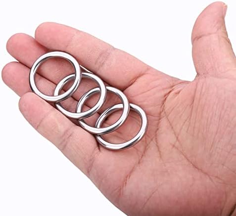 12 бр. метални уплътнителни пръстени на 1 инч сверхпрочное сварное о пръстен от неръждаема Стомана 304, многофункционално о-пръстен