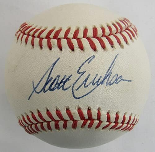 Скот Ериксон Подписа Автограф Rawlings Baseball B121 - Бейзболни Топки с Автографи