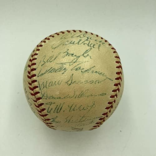 Уили Мейс, Шампион от Световните серии през 1954 година, отборът на Ню Йорк Джайентс, Подписавшая бейзболни топки JSA - Бейзболни