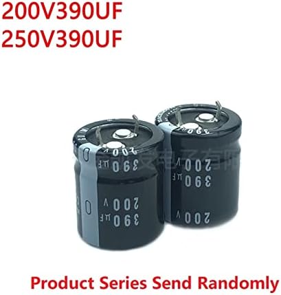 Junniu 10шт 390 icf 200 200 390 icf 22x25 25x25 мм защелкивающийся кондензатора на захранването (Размер: 200 390 icf 22x25)