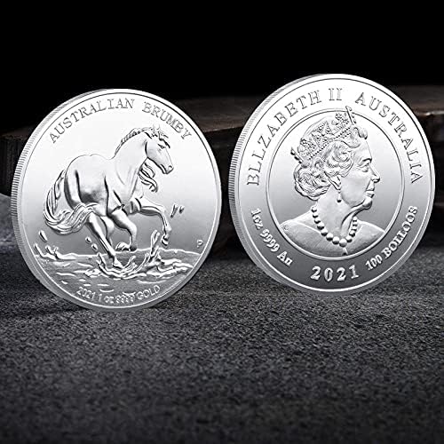 Монети с животни, възпоменателни монети със сребърно покритие, ограничена колекция от декоративни монети с предпазни