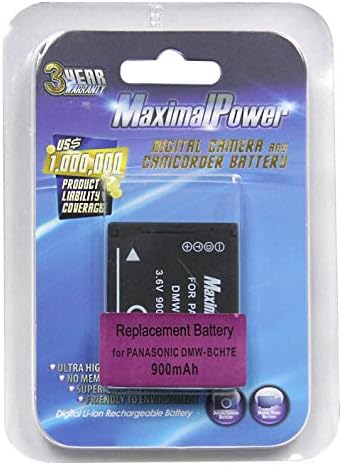 MaximalPower™ за батерия на фотоапарат Panasonic DMW-BCH7E DMW-BCH7 DMW-BCH7PP DMC-FP1 DMCFP2 DMCFP3