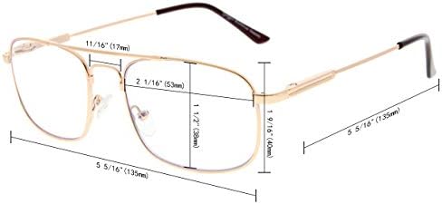 BFOCO Прогресивно Многофокусные Очила за четене за Жени и мъже, Сини Светозащитные Очила с кутия пролетта панти
