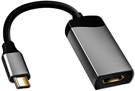 Адаптер KUYIA USB C-HDMI 4K @ 60Hz, Connector Type C-HDMI за монитор, който е Съвместим с Thunderbolt 3 USB
