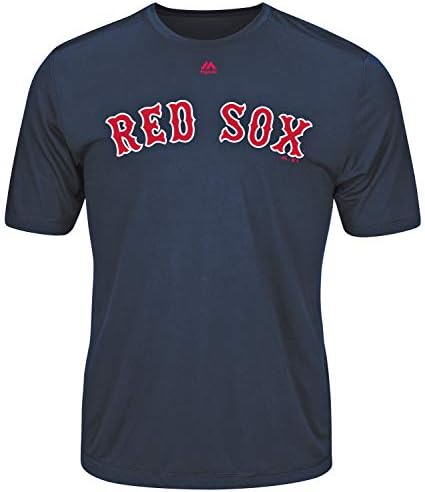 Boston Red Sox Cooperstown Edition CoolBase Wikcing MLB Лицензирана Автентично Копие на Влагоотводящей тениски Crewneck