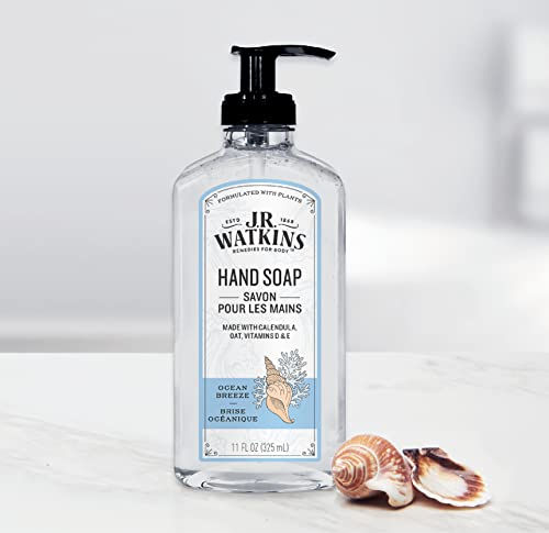 Гелевое сапун за ръце J. R. Watkins, Ароматизирано Течен препарат за измиване на ръцете за баня или кухня, Направено