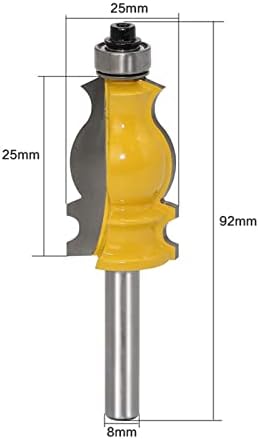 Твердосплавная Fresa 8 мм Дръжка Дървообработващи режещи инструменти Жично Нож Рибя Опашка Подлакътник Тренировка Фасониране