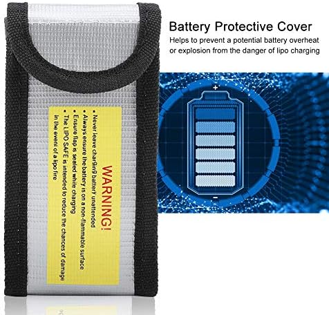 Чанта за защита на батерията, чанта за своята практика за Lipo зарядно устройство, пожароустойчива, устойчив на високи