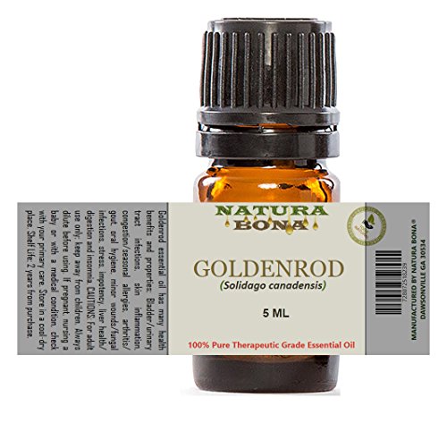 Етерично масло goldenrod чисто Терапевтичен клас; Solidago canadensis, 5 мл (опаковка от 2 броя)