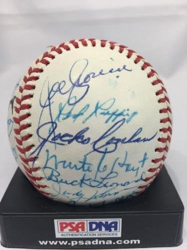 Ден на Освещаването на Хофа през 1975 г., Подписан Бейсбольным PSA DNA COA 24 Sigs Stan Musial - Бейзболни топки С