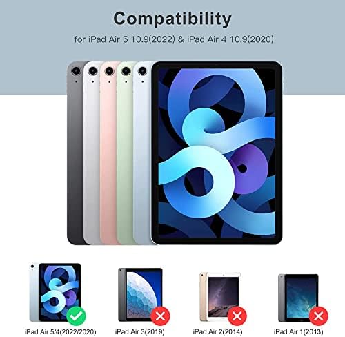 BMOUO Детски калъф за iPad Air 5-то поколение 2022/iPad Air 4-то поколение 2020/ Pro 11, калъф за iPad Air 5/4, Вградена защита