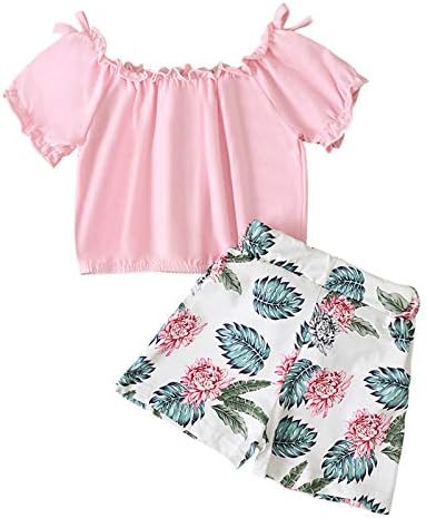 Комплект дрехи за новородени Guolarizi Outfit (розово, 5-6 години)