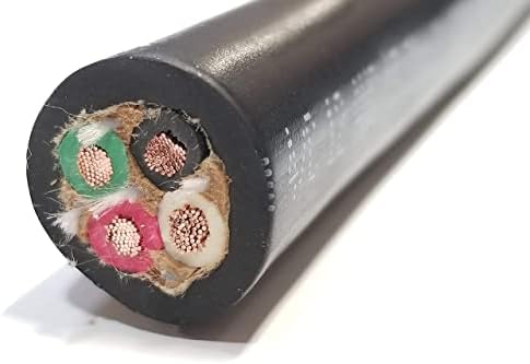 Съраунд кабел SOOW 12/4 - Обвивка SOOW, 20 Ампера, 4 тел, 600 - Водо - и маслостойкий (100)