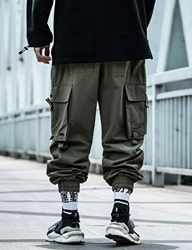 Мъжки Панталони за джогинг Y2k, Мешковатая Технологичная Облекло, Панталони-Карго, Готически Зреещи в стил Хип-Хоп,