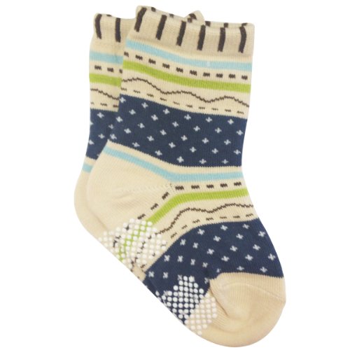 Пакетиран нескользящие чорапи за деца Peek A Boo Animal (комплект от 6 броя), Малки