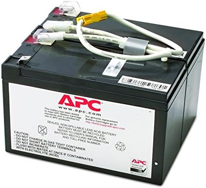 Смяна на батерията на UPS APC, RBC5, за модели на APC Smart-UPS SU700, SU700BX120, SU700NET и на някои други ЧЕРНО
