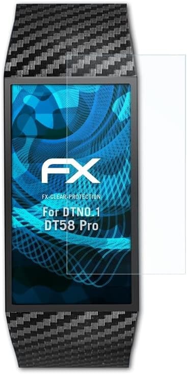 Защитно фолио atFoliX, съвместима със защитно фолио DTNO.1 DT58 Pro, Сверхчистая защитно фолио FX (3X)