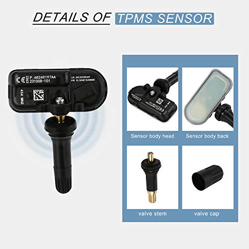 OSSTING 68249197AA ГУМИТЕ Сензор, сензор за автоматично переобучаемой система за контрол на налягането в гумите (TPMS)