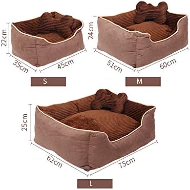 Легло за домашни любимци SJYDQ, Самонагревающаяся Легло за Кученца от малки и Средни Кучета (Размер: L)