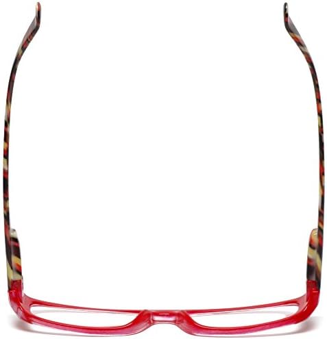 Очила за четене Calabria 734 с дизайн в вълнообразни райета и Футляром в тон
