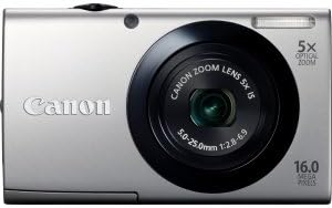 Canon PowerShot A3400 - 16,0-мегапикселова цифрова камера с 5-кратно оптично стабилизирующим изображение увеличение, 28 mm широкоъгълен