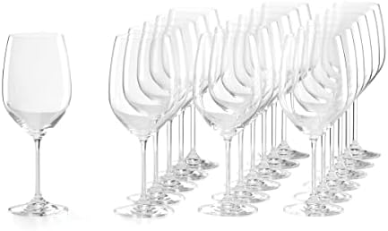 Комплект чаши за шампанско Lenox Tuscany Класика от 18 теми, 20,80 паунда, Прозрачен