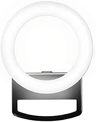 Компютърна околовръстен лампа MXJCC за срещи с мащабиране - Околовръстен лампа за селфи на лаптопа за грим/видео