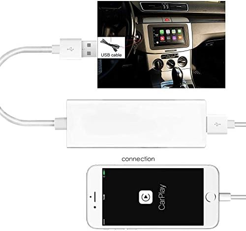 USB-Ключ Carplay за автомобилна навигация на Android - Mini Carplay Box за iOS iPhone Използване на Carplay