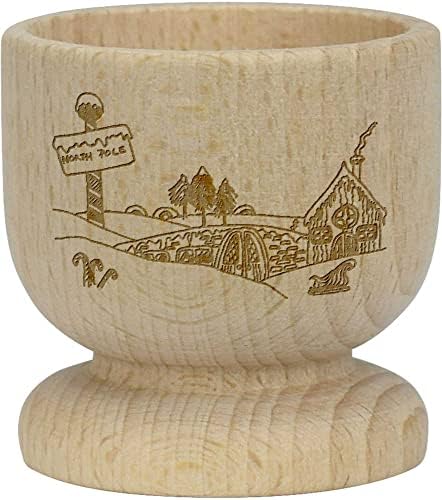 Дървена чаша за яйца Azeeda Северния полюс (EC00022225)