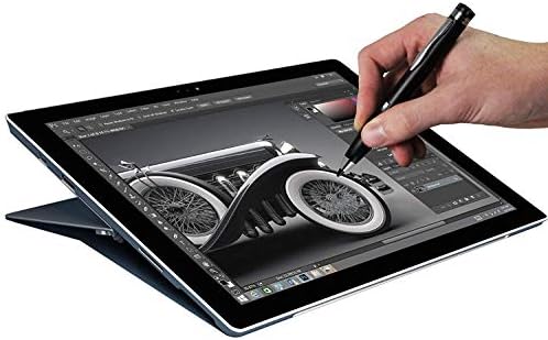 Активен цифров стилус Broonel Black Fine Point е Съвместим с бизнес-лаптоп HP 250 G7 (15,6 инча / FHD) | лаптоп