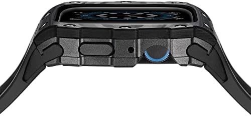 MURVE Луксозен Калъф От Въглеродни влакна За Apple Watch Series 8 41 мм 45 мм Комплекта Модификация Каишка Гривна За