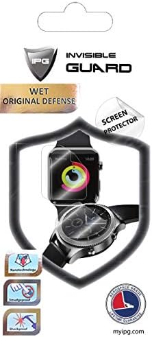 IPG за универсална кръгла защитно фолио за екрана часа (2 единици) Гидрогелевая филм Без мехурчета, Невидима защита от надраскване,