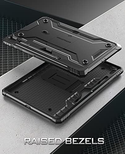 Серия Poetic Revolution за Galaxy Tab S7 FE 12,4 См 2021 Калъф с притежателя на S Pen, здрав устойчив на удари Защитен калъф по цялото тяло, със стойка и вградена защитно фолио за екрана, ч