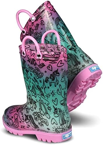 Детски Непромокаеми обувки с принтом ZOOGS за момичета