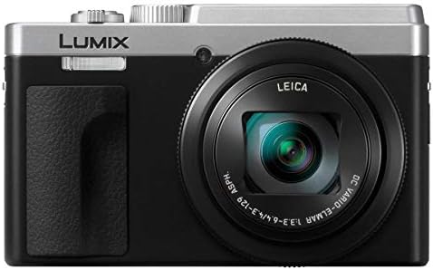 Panasonic LUMIX ZS80, 20,3-Мегапикселова Цифрова камера, Видео 4K, 30-Кратно увеличение, обектив Leica DC-ZS80S (Сребро),