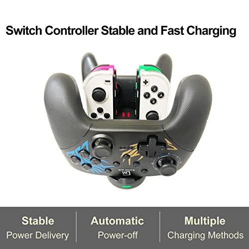 Зарядно устройство игрален контролер за Nintendo Switch OLED (МАКСИМАЛНО олекотена)
