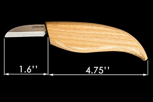Нож за рязане на BeaverCraft C2 Крючковый Нож SK1s Billet лъжици за дърворезба B1 Нож за нацепване на малки