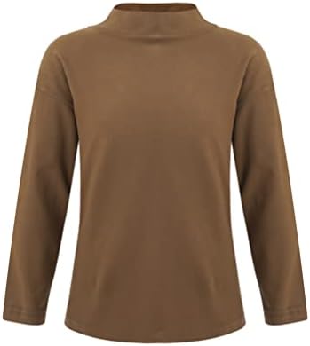 winying/ Пуловер с дълъг ръкав с имитация на шията за момичета и Момчета, Тениска, Основни Дебели Блузи, Топло Тениска С Дъното