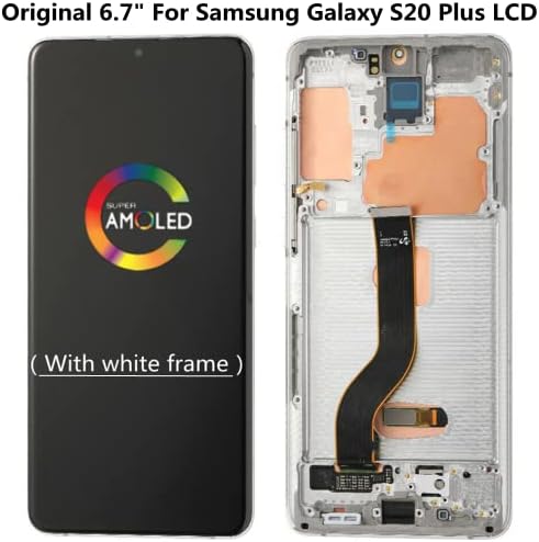 6,7Оригинален AMOLED на Samsung Galaxy S20 Plus G985F G985F/DS Подмяна на LCD екрана S20PLUS 5G G986F G986F/DS G986U G986B G986B/DS
