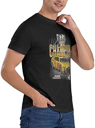 Мъжки t-shirt ПРИЧИНИ 2022 Джоуи Logano 22 Champion с принтом Performance С Къс ръкав